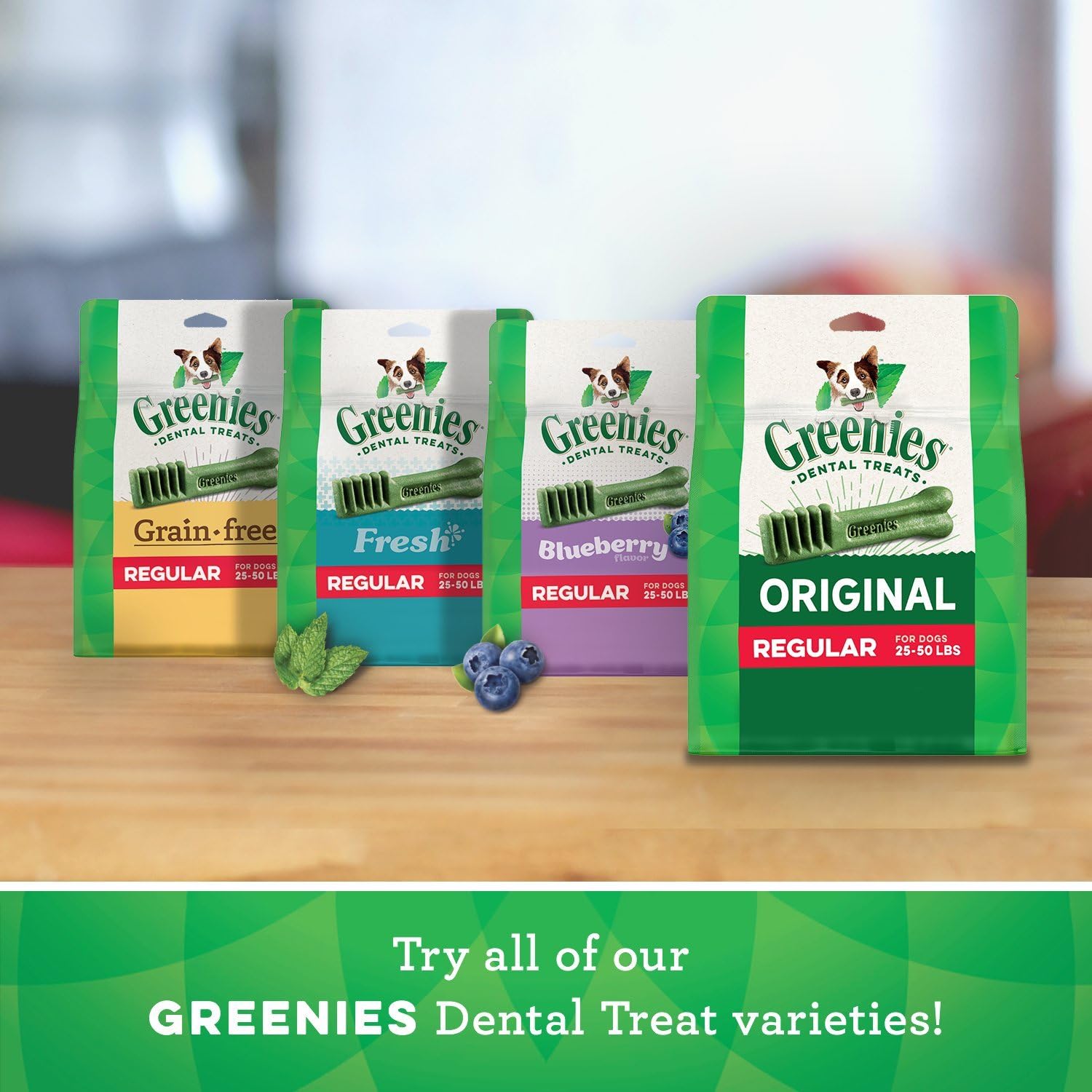 Greenies Original Petite Natural Dental Care Dog Treats, 12 oz. Pack (20 Treats)