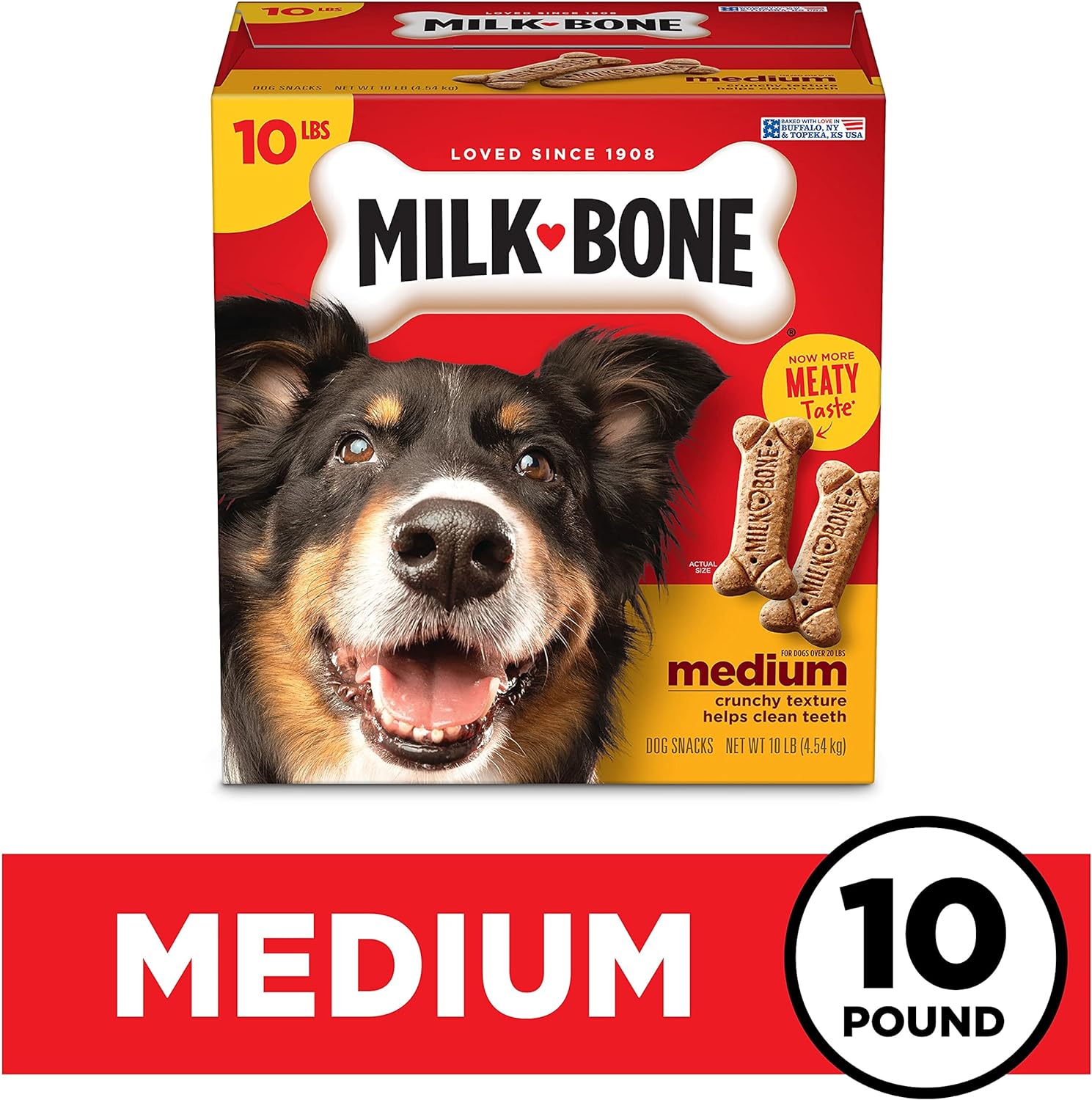 Milk-Bone Original Dog Treats Biscuits for Medium Dogs, 24 Ounce