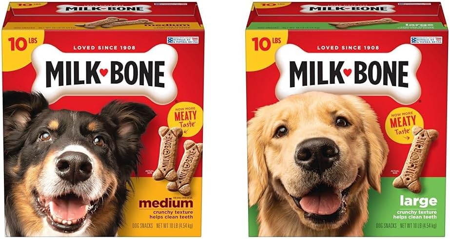 Milk-Bone Original Dog Treats Biscuits for Medium Dogs, 24 Ounce