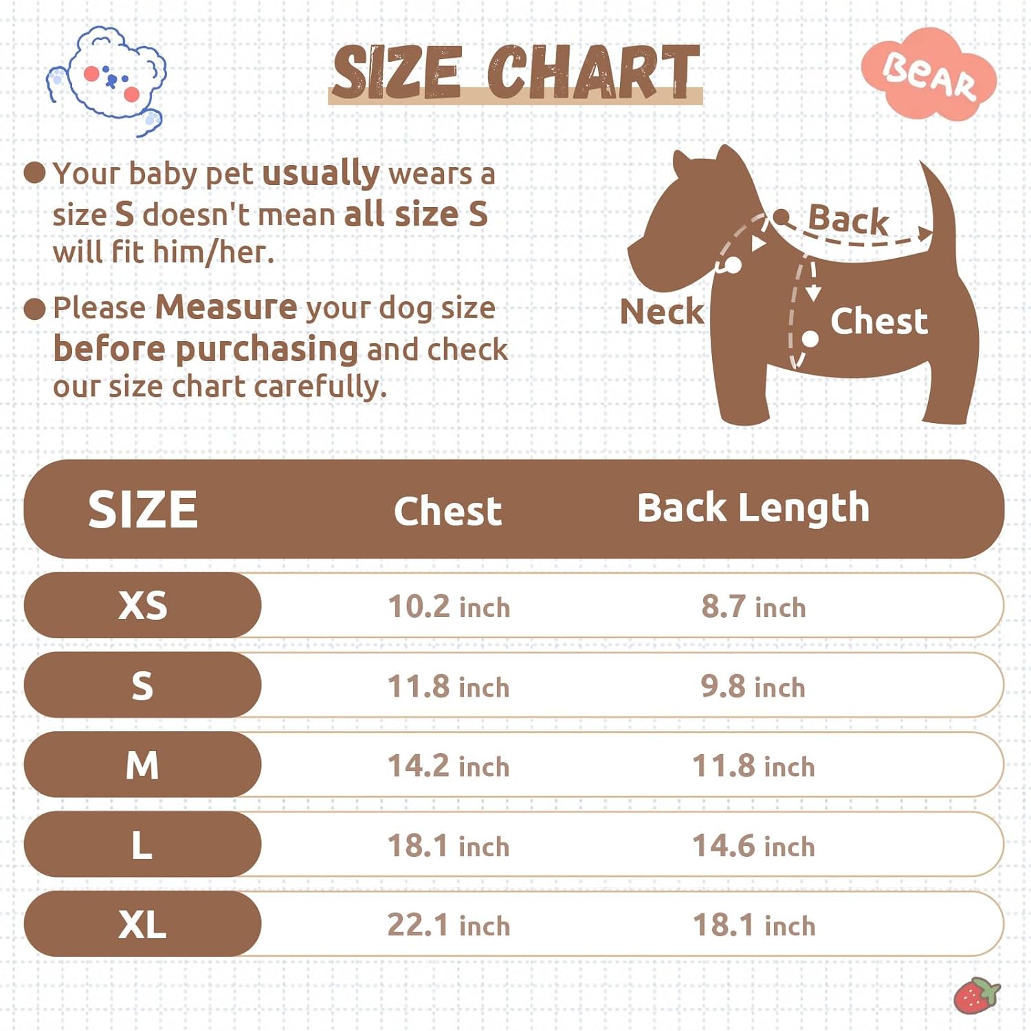 Small Dog Sweaters Cute Bear Dog Cardigans Clothes for Small Medium Dogs Boy Girl Puppy Cat Knitting Cardigan Outfits Dog Winter Coats Warm Pet Dog Clothes Soft Knitwear Apparel (Stripe,L)