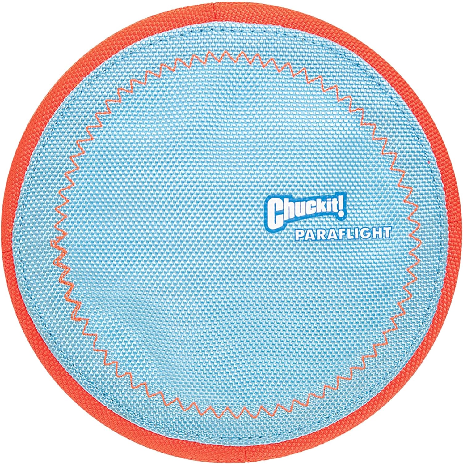 ChuckIt! Paraflight Flying Disc Dog Toy, Large (9.75), Orange And Blue