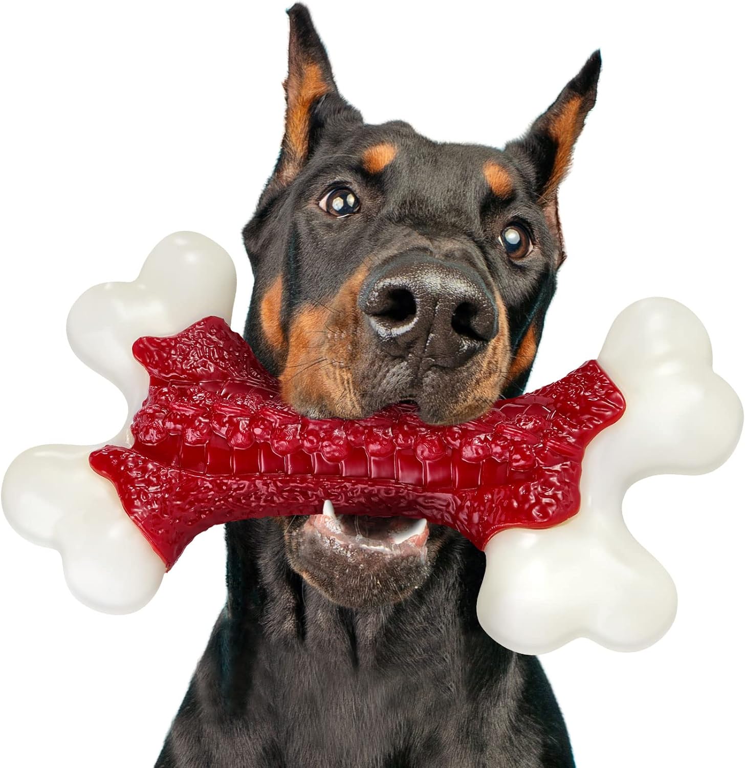 Tough Dog Toys, Toys for Aggressive Chewers Large Breed, Chew Dogs, Bone Toy Nylon Durable Dogs Extreme Indestructible