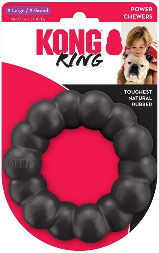 KONG - Ring - Extreme Durable Rubber Dog Chew Toy - for Extra Large Dogs