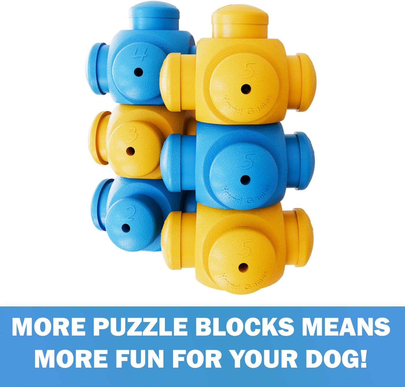 Dog Puzzle Toys, for Boredom, for Smart Dogs, Treat Dispensing Puzzles, for Large Dogs, for Medium Dogs, Ball Puzzles, Difficult, Chew Toys, IQ Mental Enrichment Toys (4 Pieces)