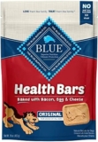 Blue Buffalo Health Bars Natural Crunchy Dog Treats Biscuits, Bacon, Egg & Cheese 16-oz Bag
