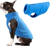 Dog Fleece Vest Jacket Pet Dogs Clothes Warm for Small Medium Dogs Blue M Review