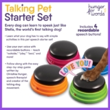 Teach Your Dog to Talk: Recordable Buttons Starter Set for Effective Communication